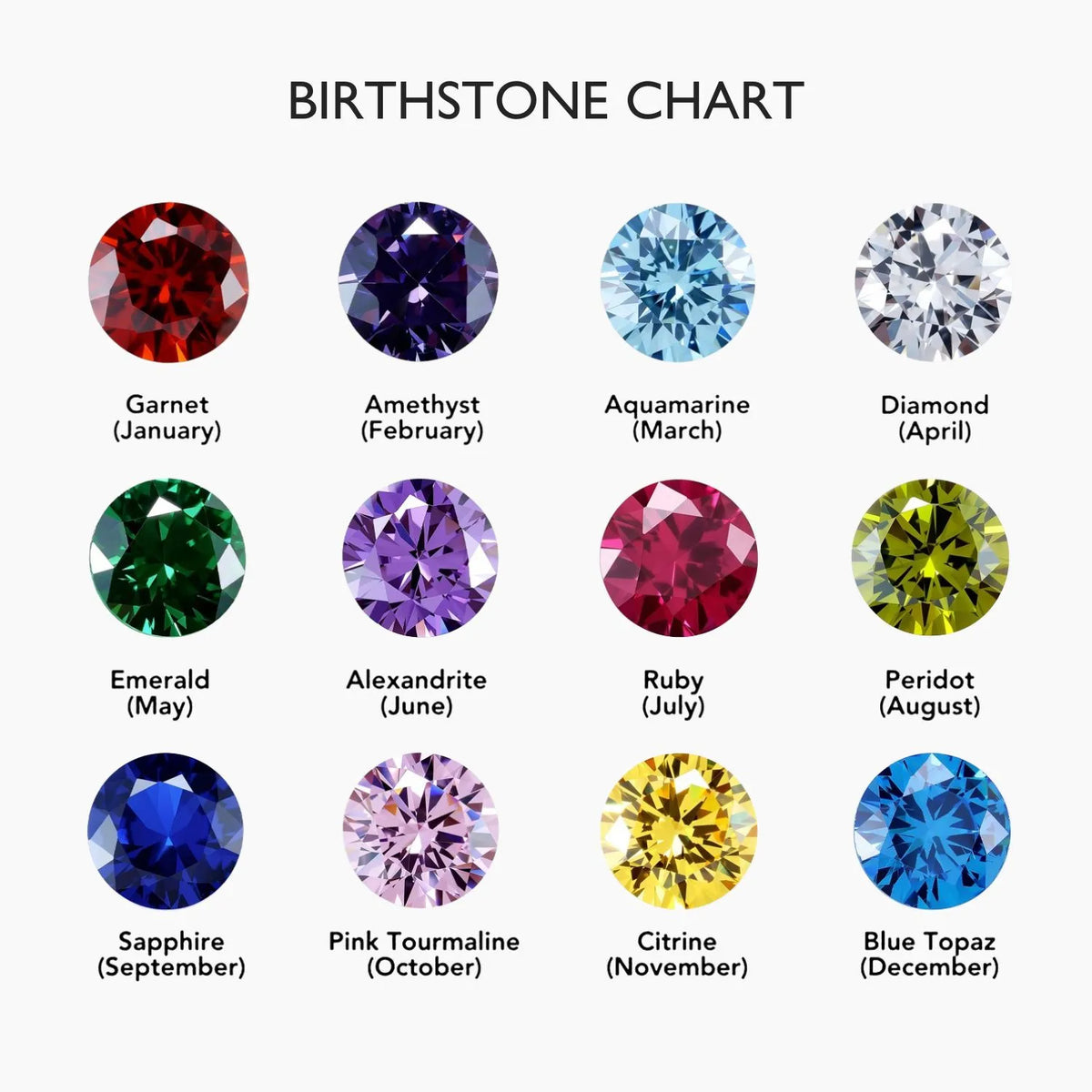 Name & Birthstone T-Bar Necklace