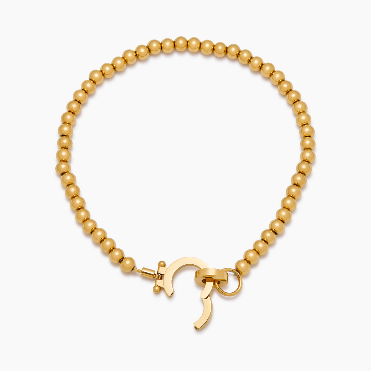Simple Gold Bead Bracelet