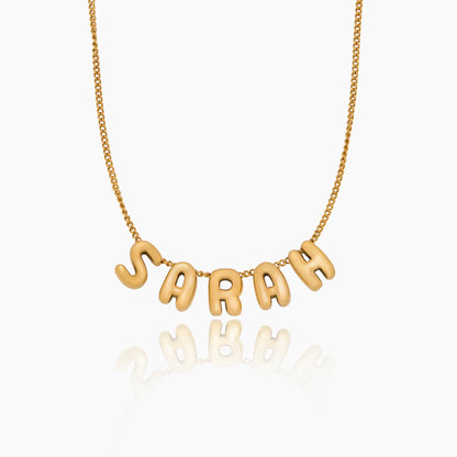 Puff Name Necklace