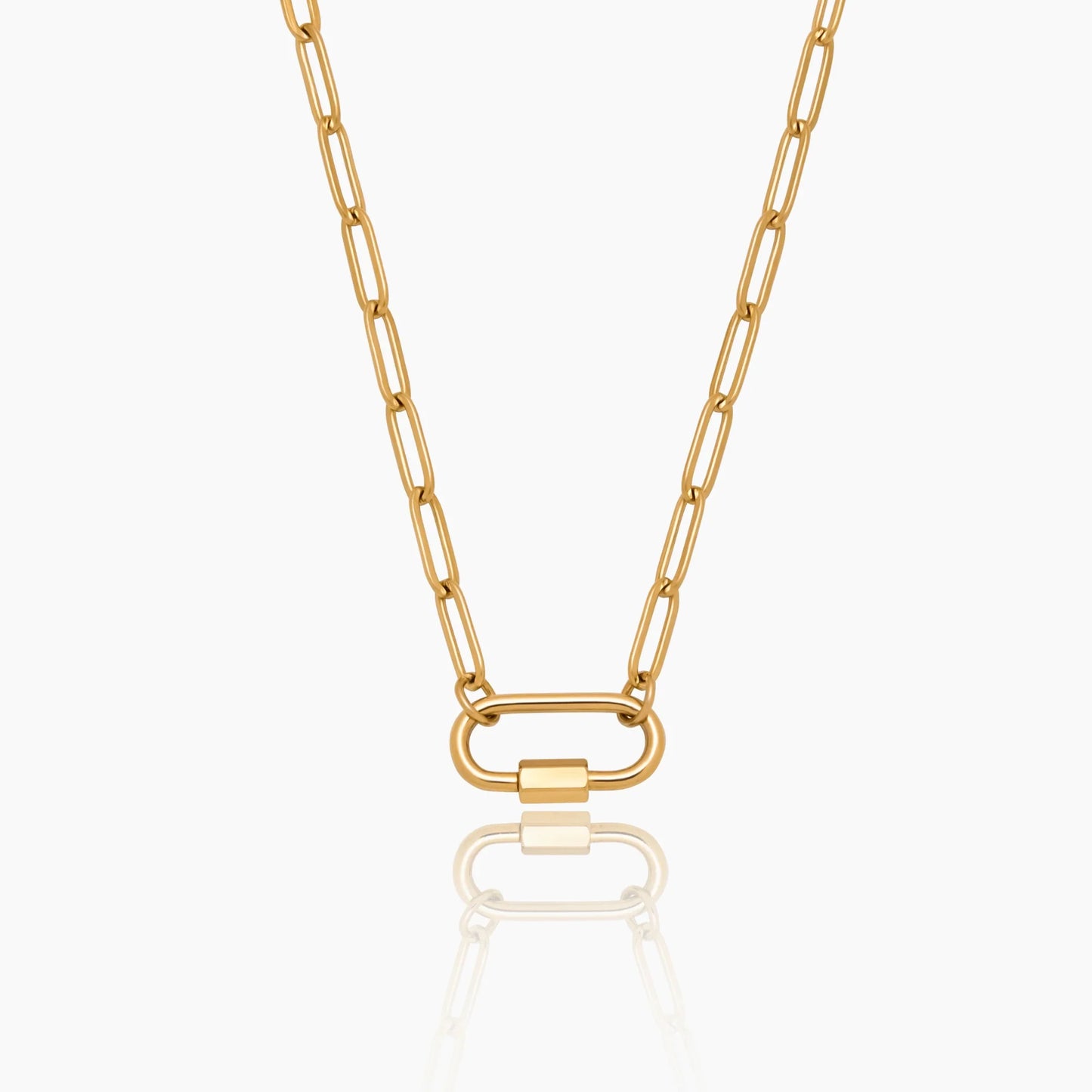Clasp Charm Lock Necklace