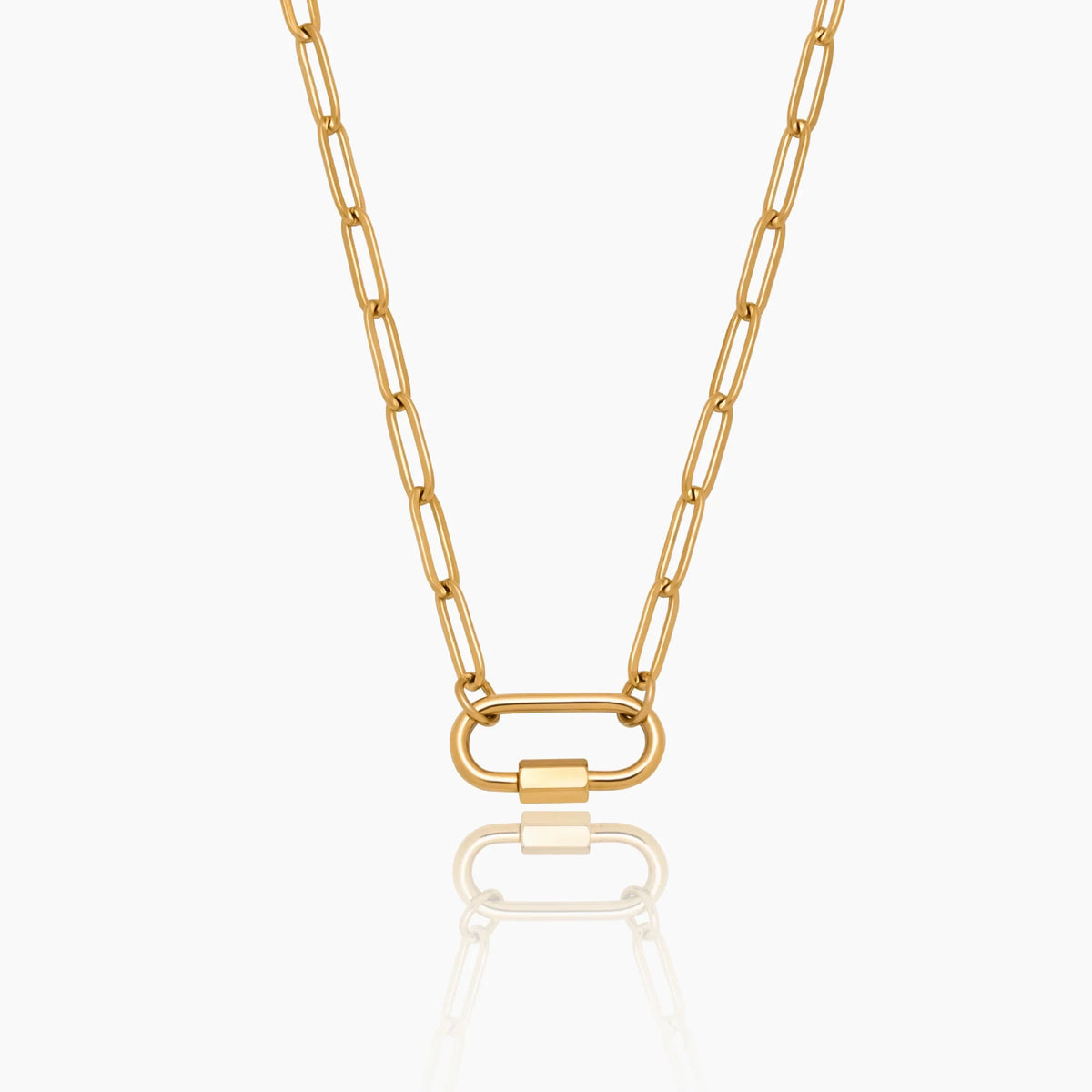 Clasp Charm Lock Necklace