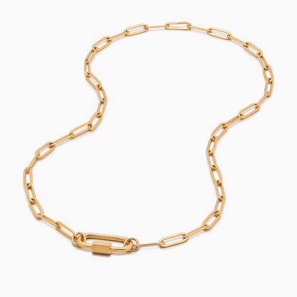 Clasp Charm Lock Necklace