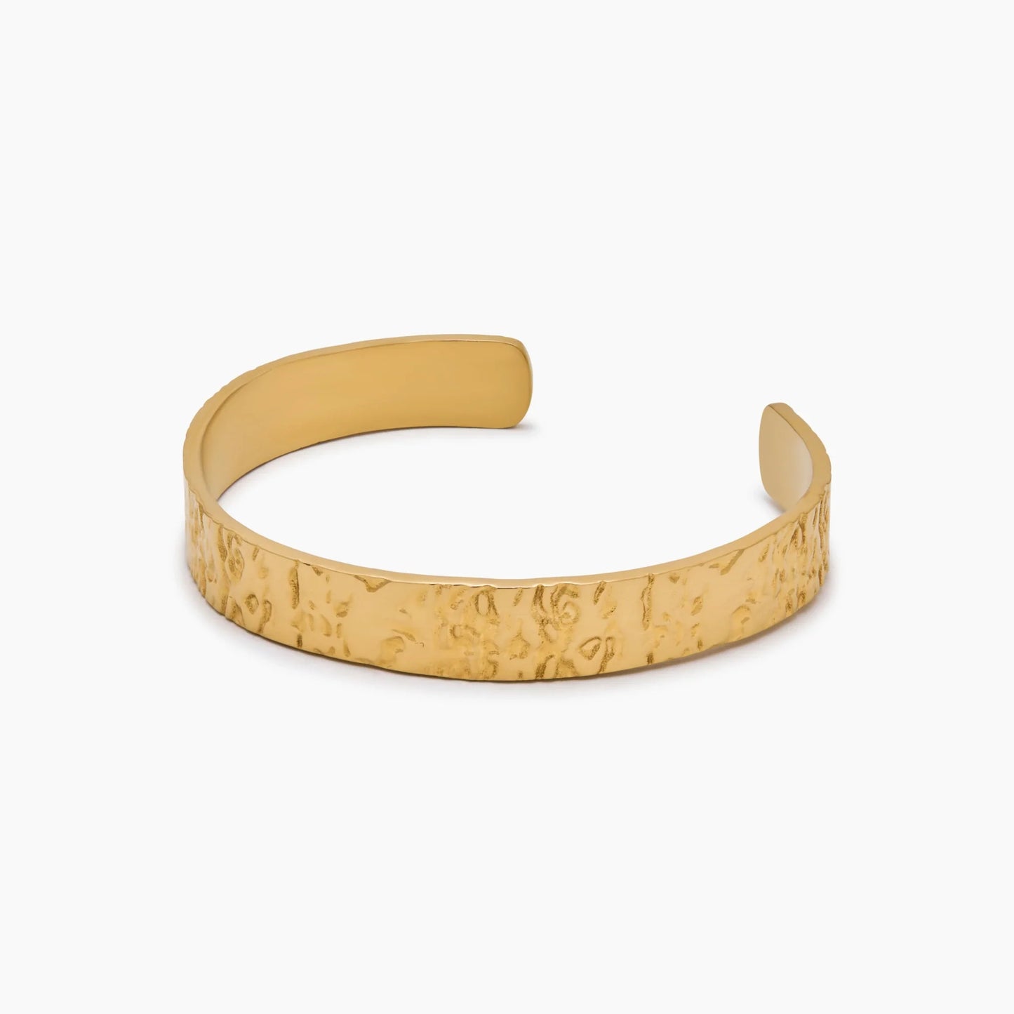 Heavy Textured Cuff Bracelet