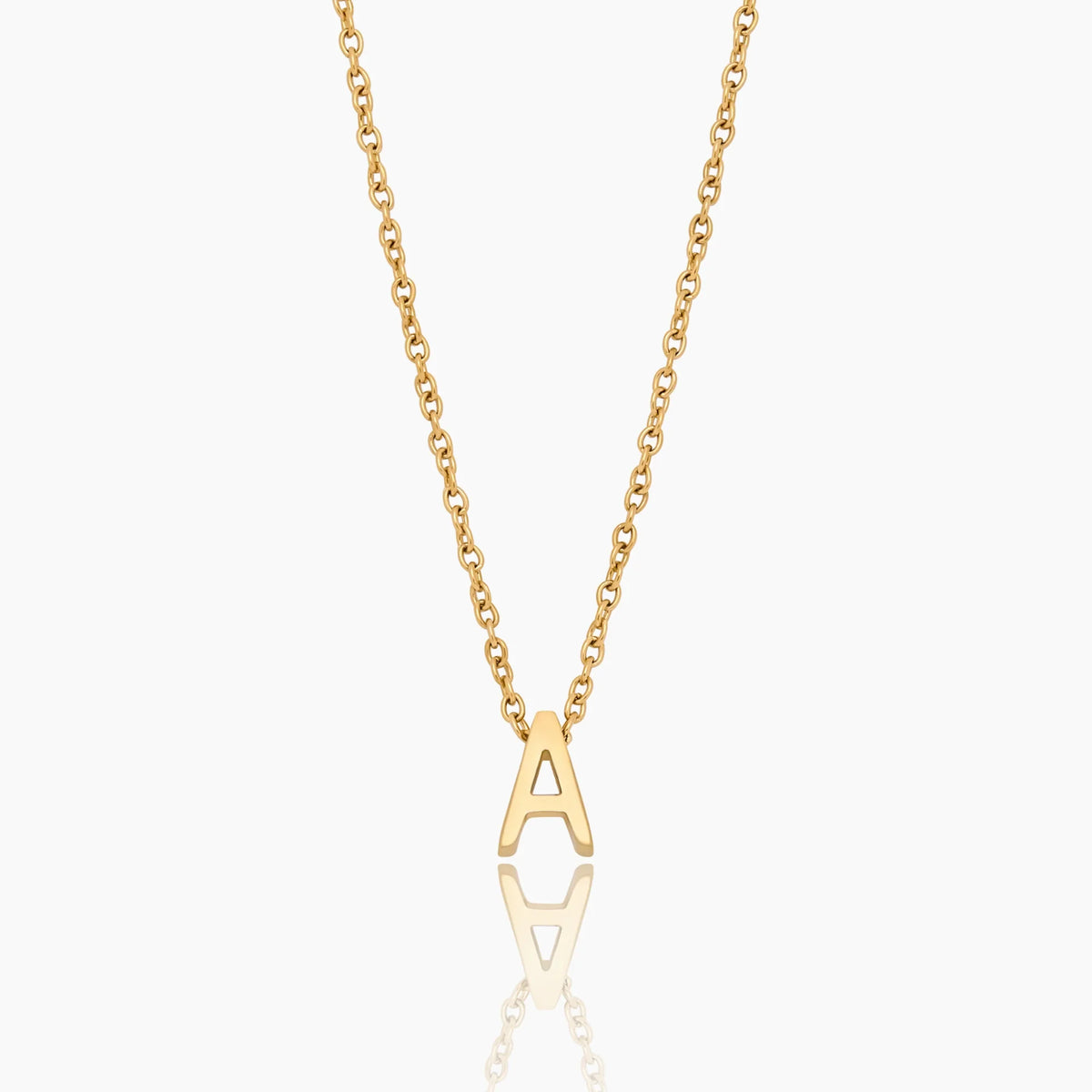 Fine Initial Charm Necklace