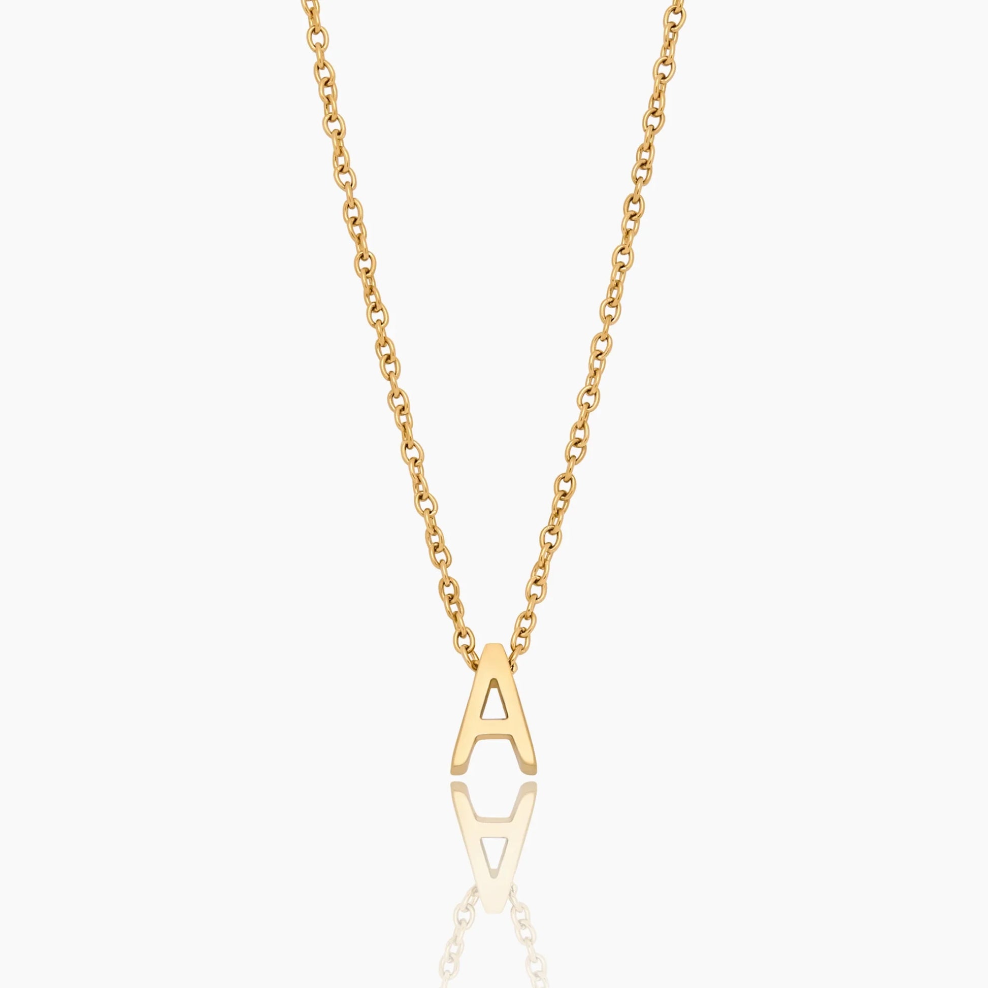 Fine Initial Charm Necklace