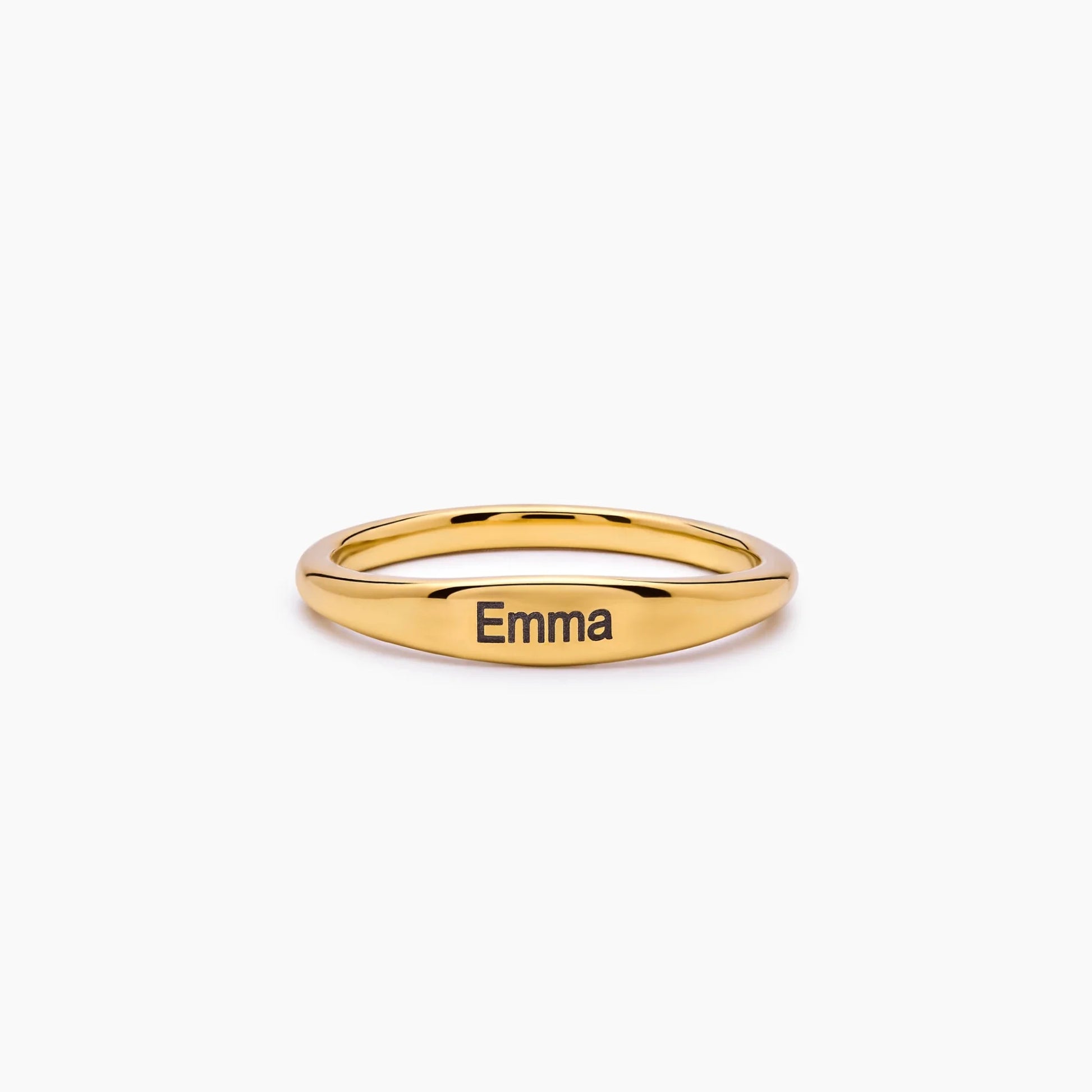 Engraved Name Ring