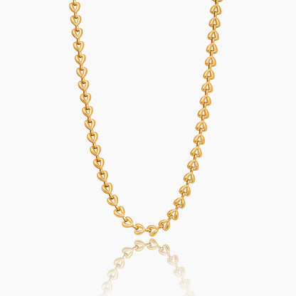 Heart Row Necklace
