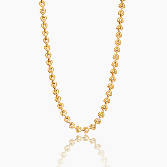 Heart Row Necklace