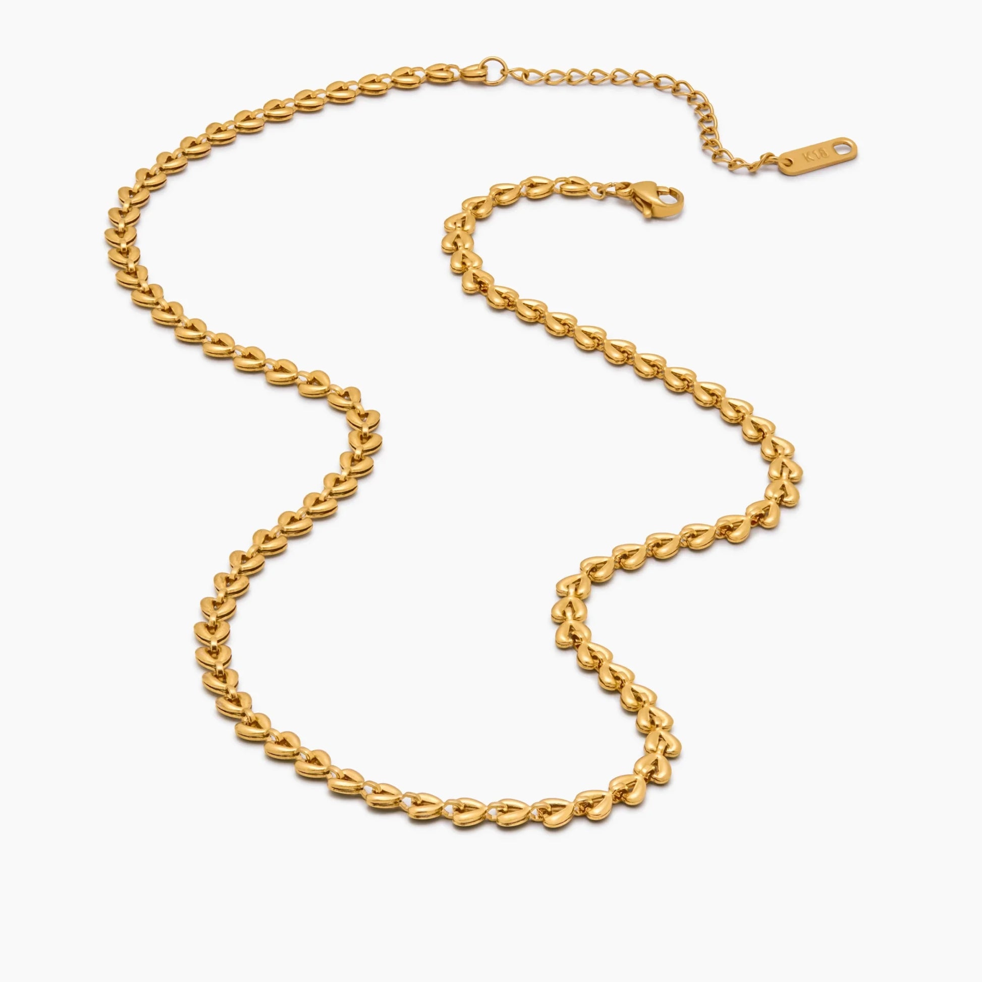 Heart Row Necklace