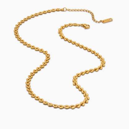 Heart Row Necklace
