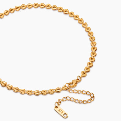 Heart Row Necklace