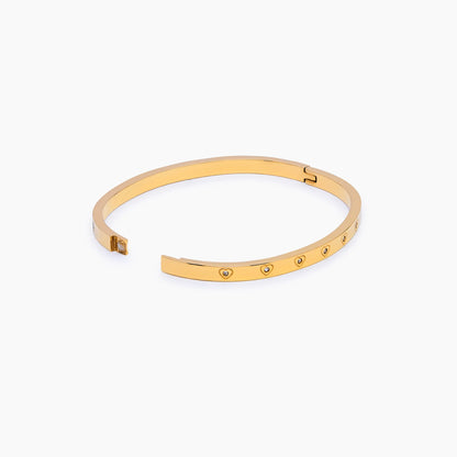 Crystal Heart Cuff