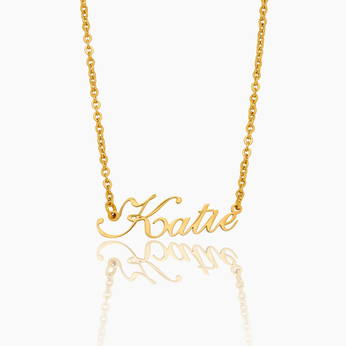 Selma Script Name Necklace