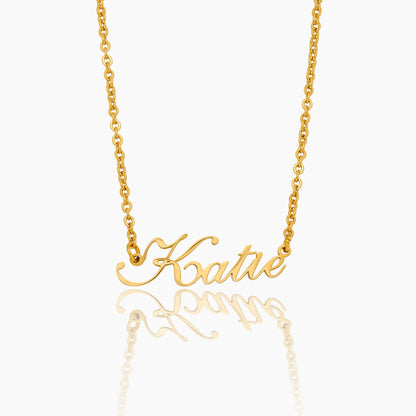 Selma Script Name Necklace