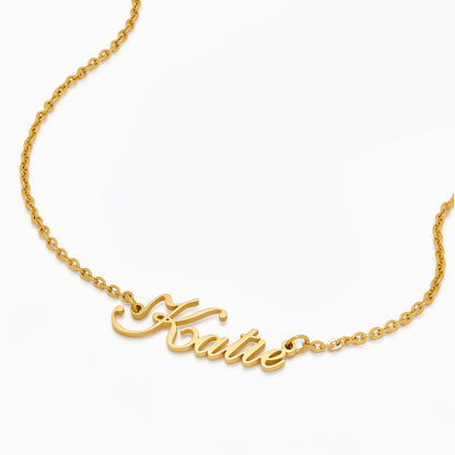 Selma Script Name Necklace
