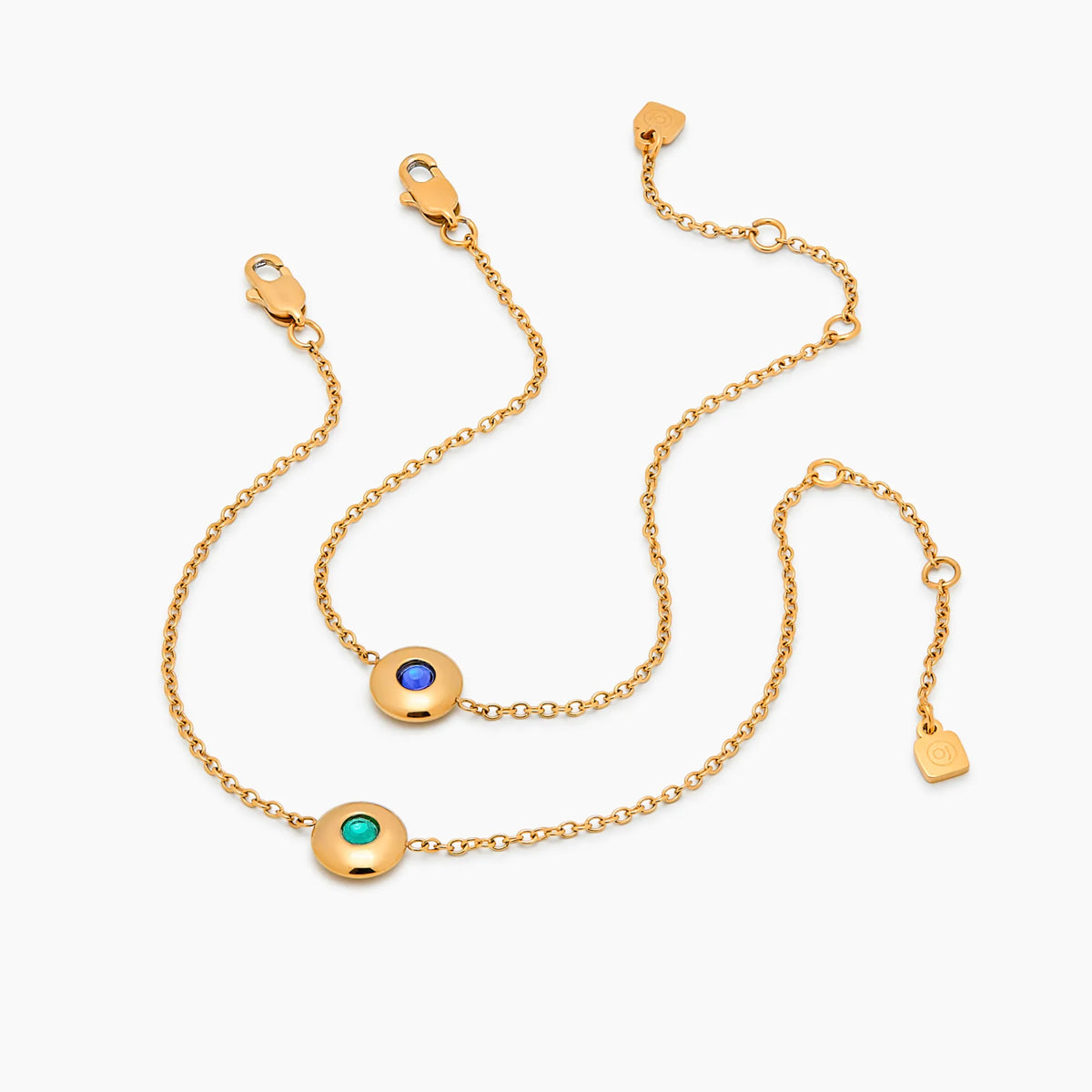 Petite Birthstone Charm Bracelet