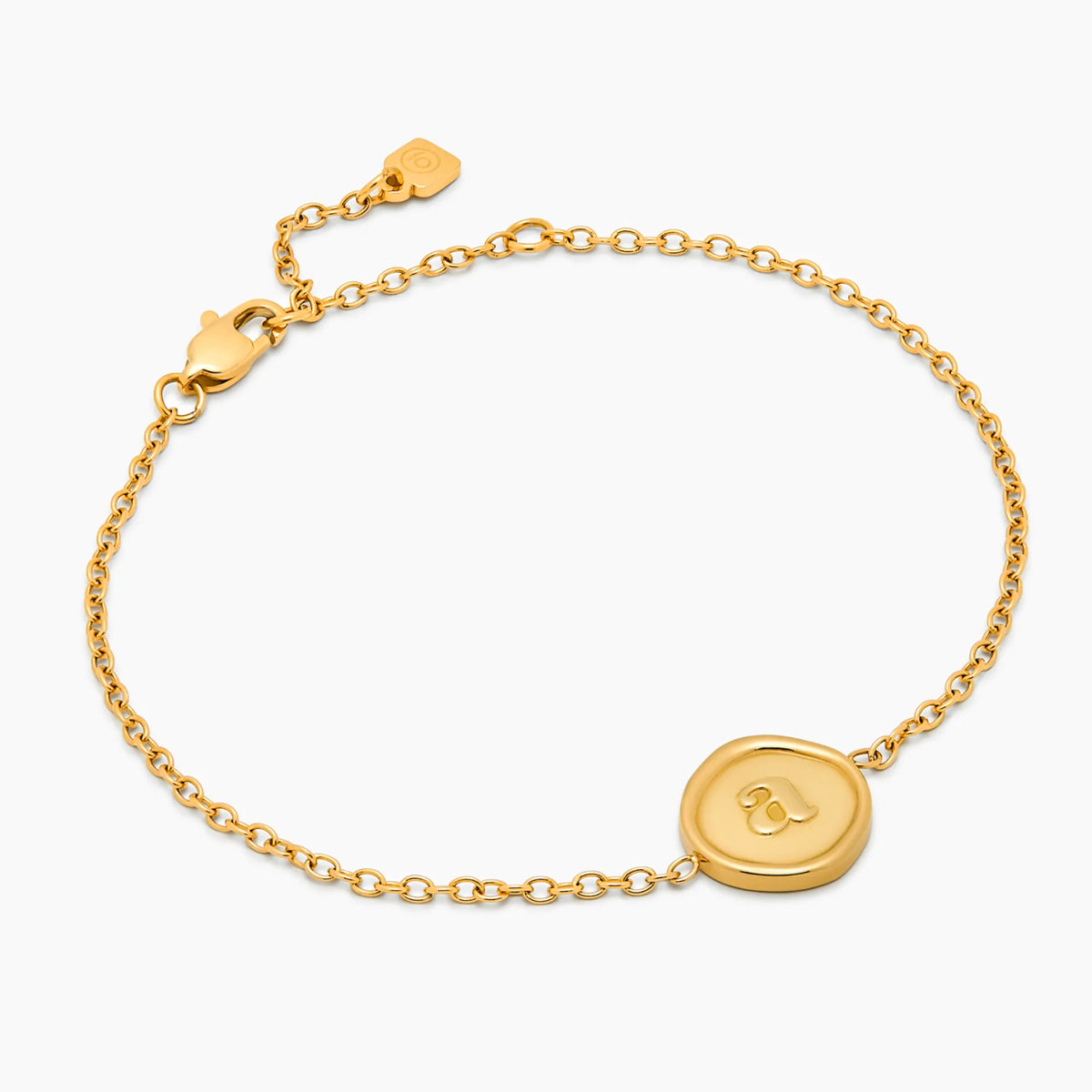 Stamped Initial Bracelet