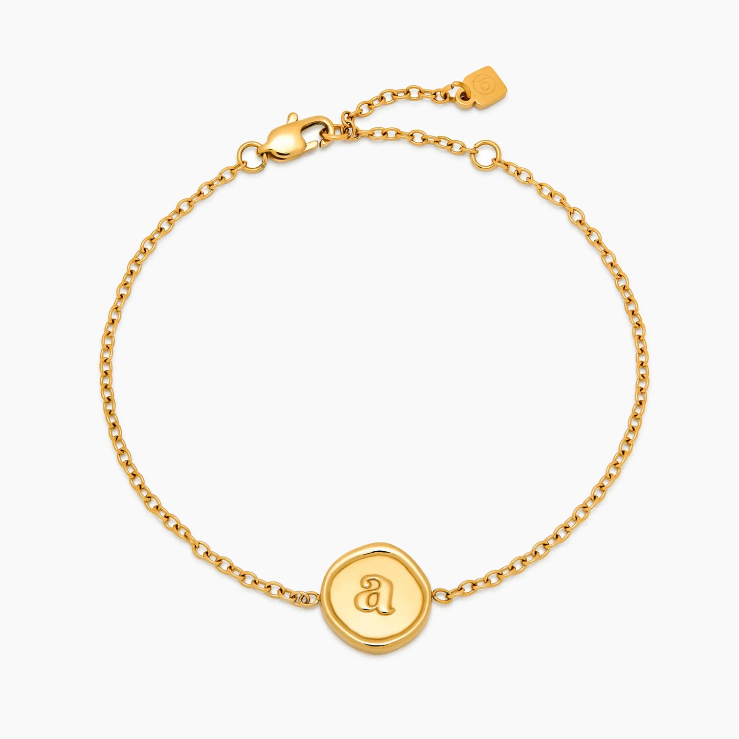 Stamped Initial Bracelet
