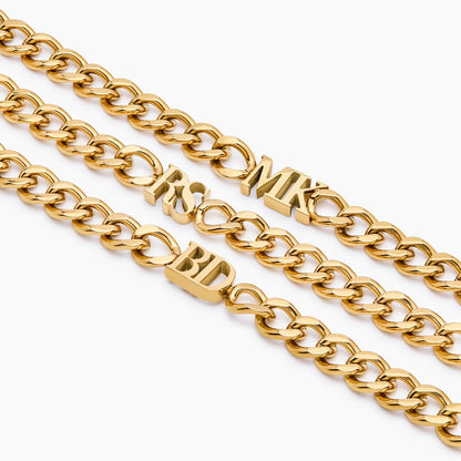Letter Choker Necklace