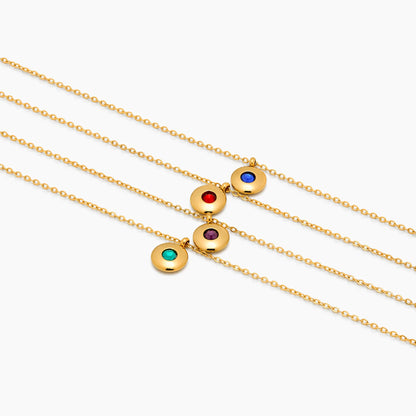 Petite Birthstone Pendant Necklace