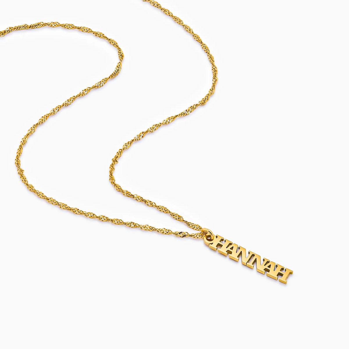 Singapore Family Name Necklace