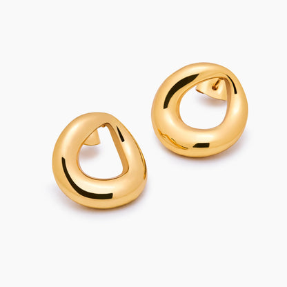Shaped Loop Earrings