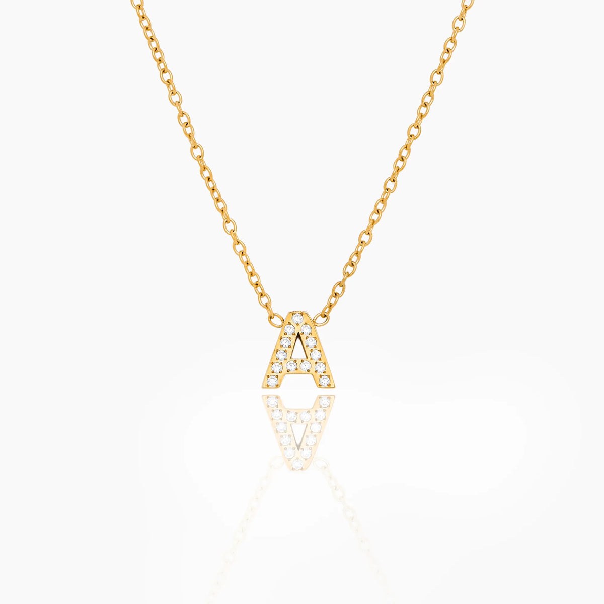Pavé Letter Necklace