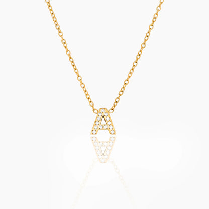 Pavé Letter Necklace