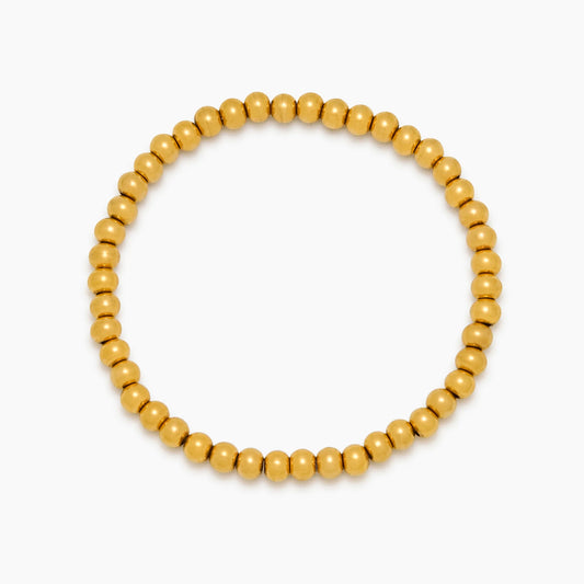 Gold Bead Bracelet