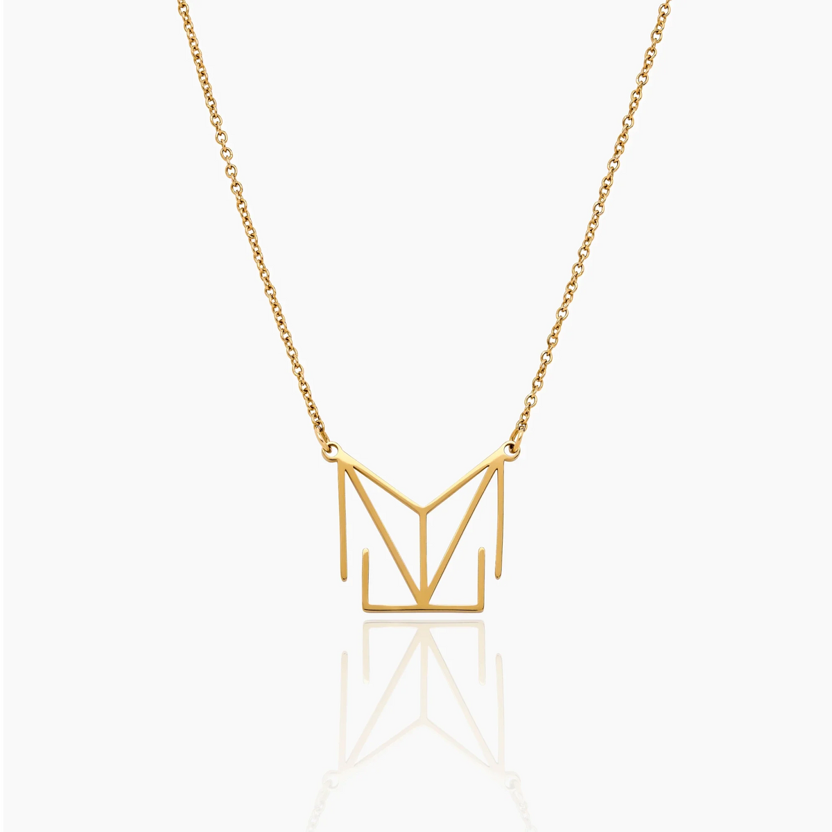 Quiet Monogram Name Necklace
