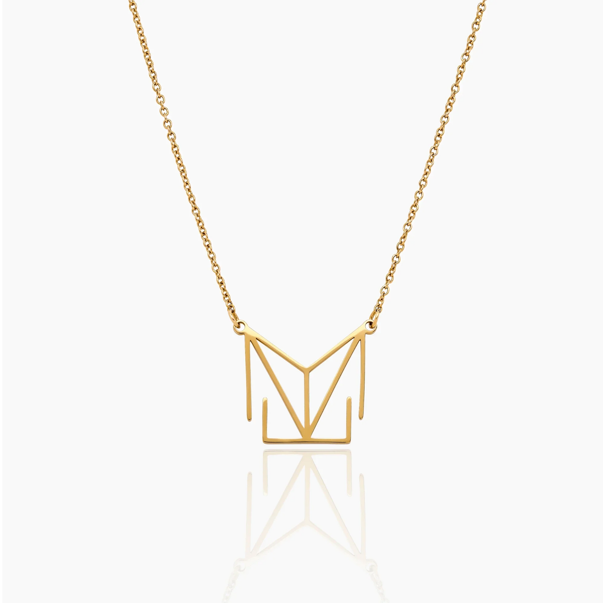 Quiet Monogram Name Necklace