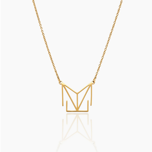 Quiet Monogram Name Necklace