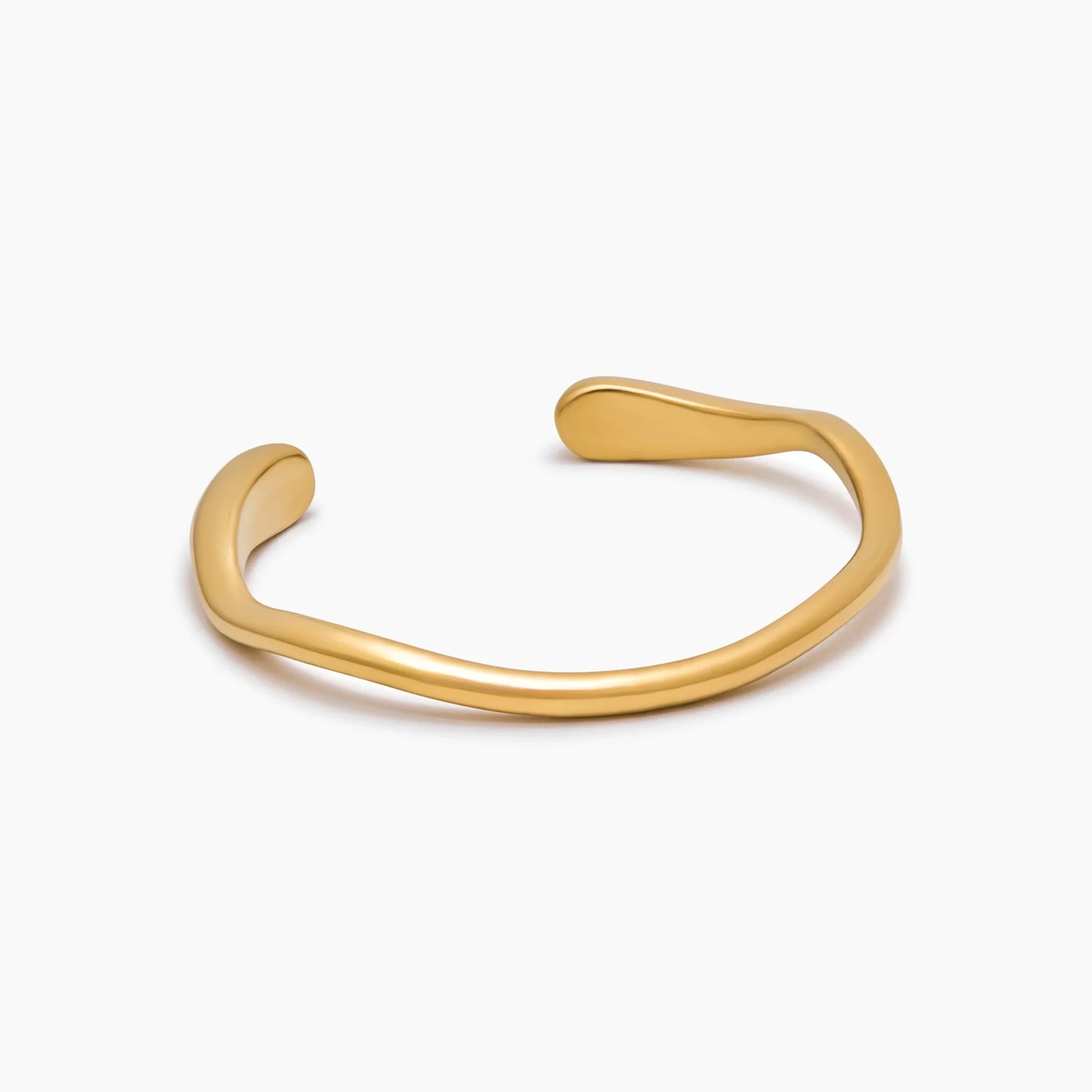 Shaped Wave Cuff Bracelet