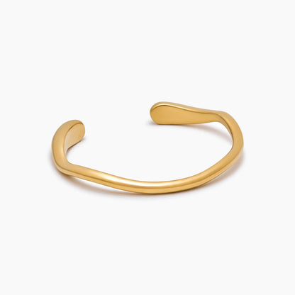 Shaped Wave Cuff Bracelet