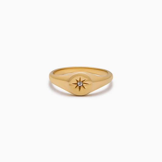 Vega Signet Ring