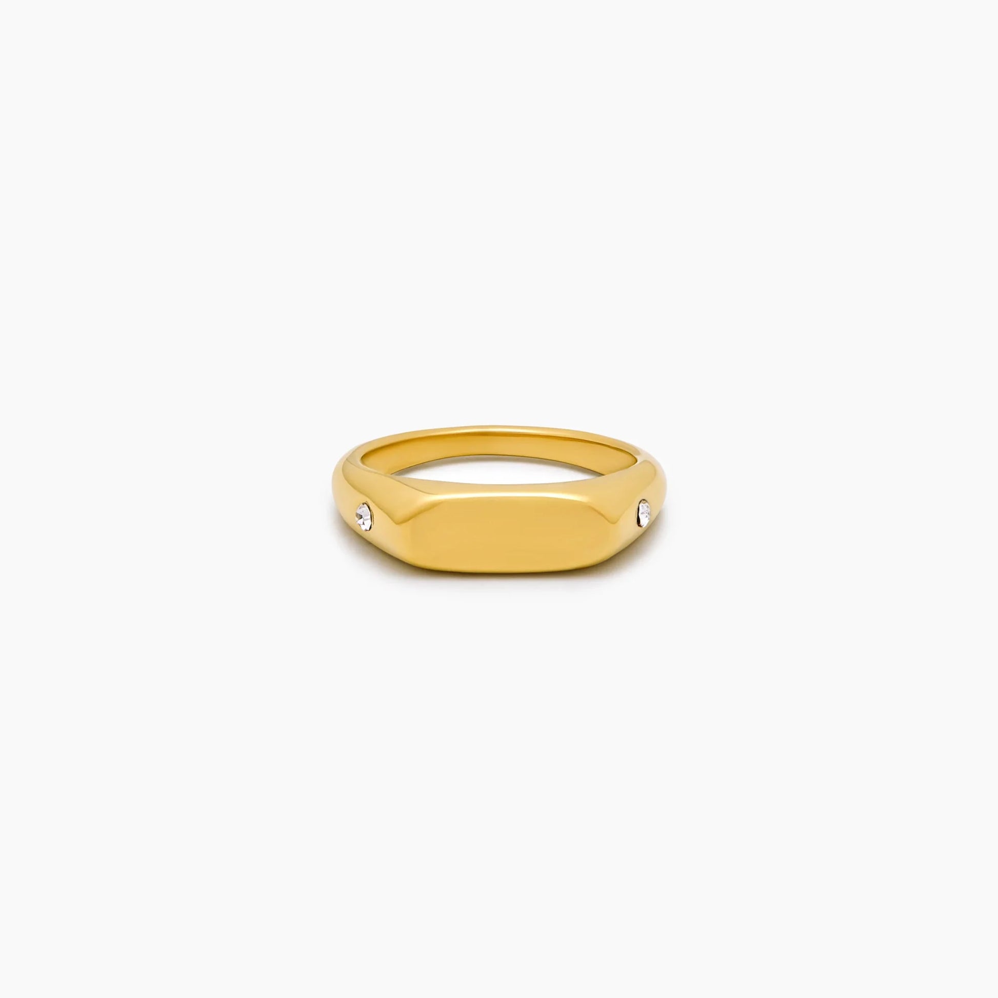 Double Star Signet Ring