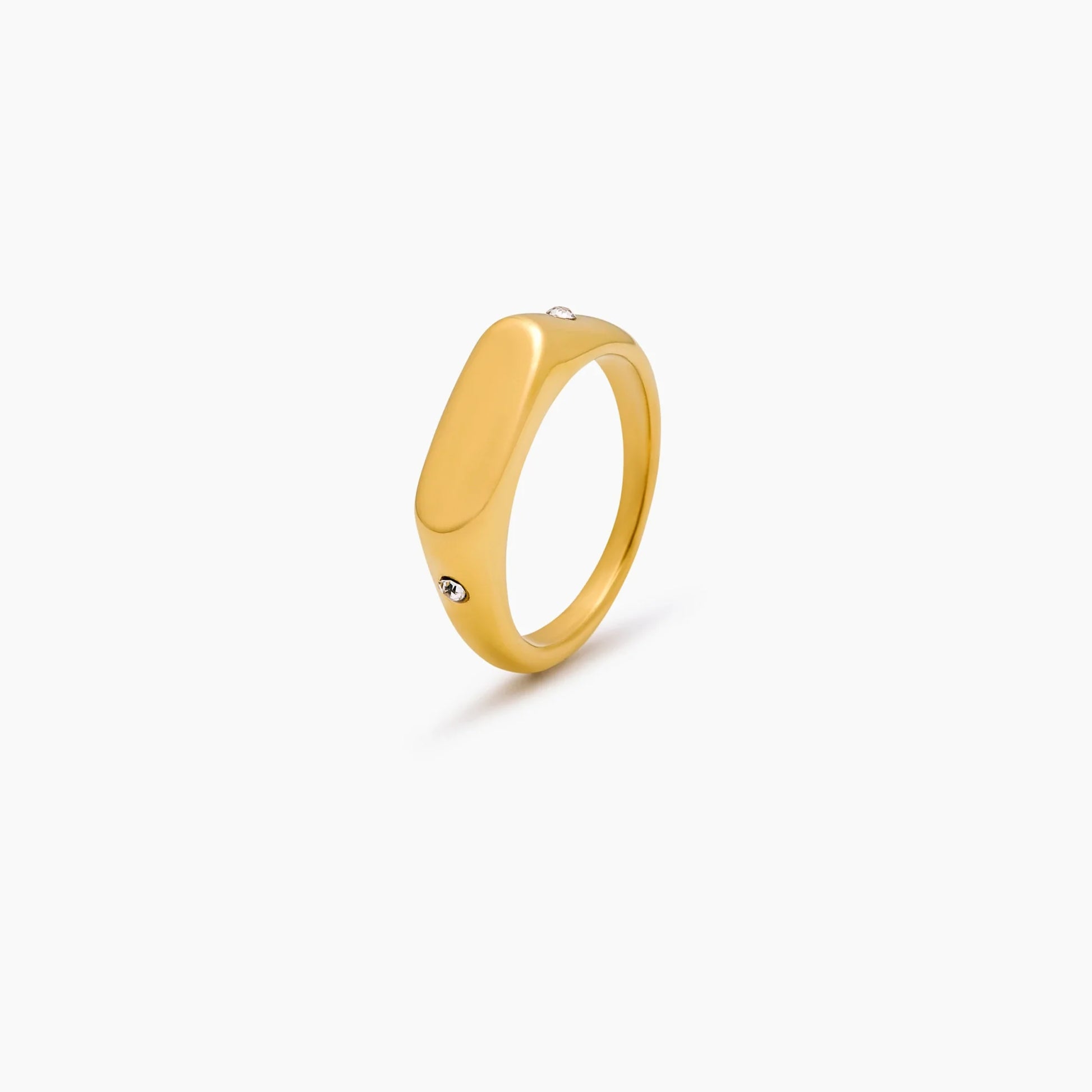 Double Star Signet Ring