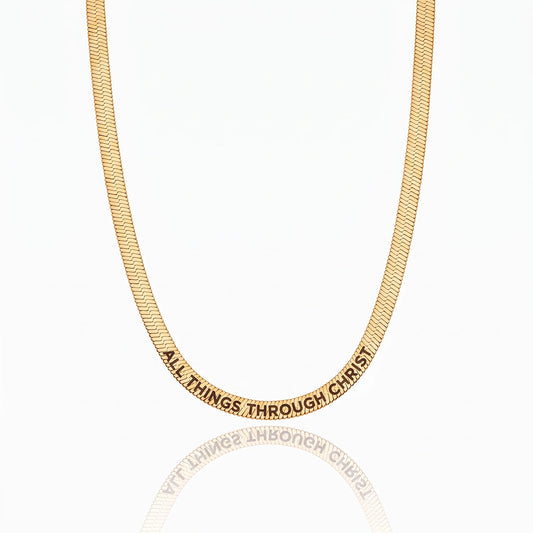 The Keepsake Herringbone Necklace