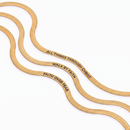 The Keepsake Herringbone Necklace