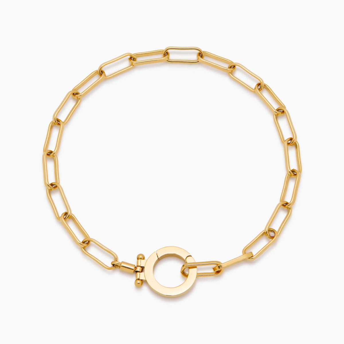 Simple Paperclip Chain Bracelet