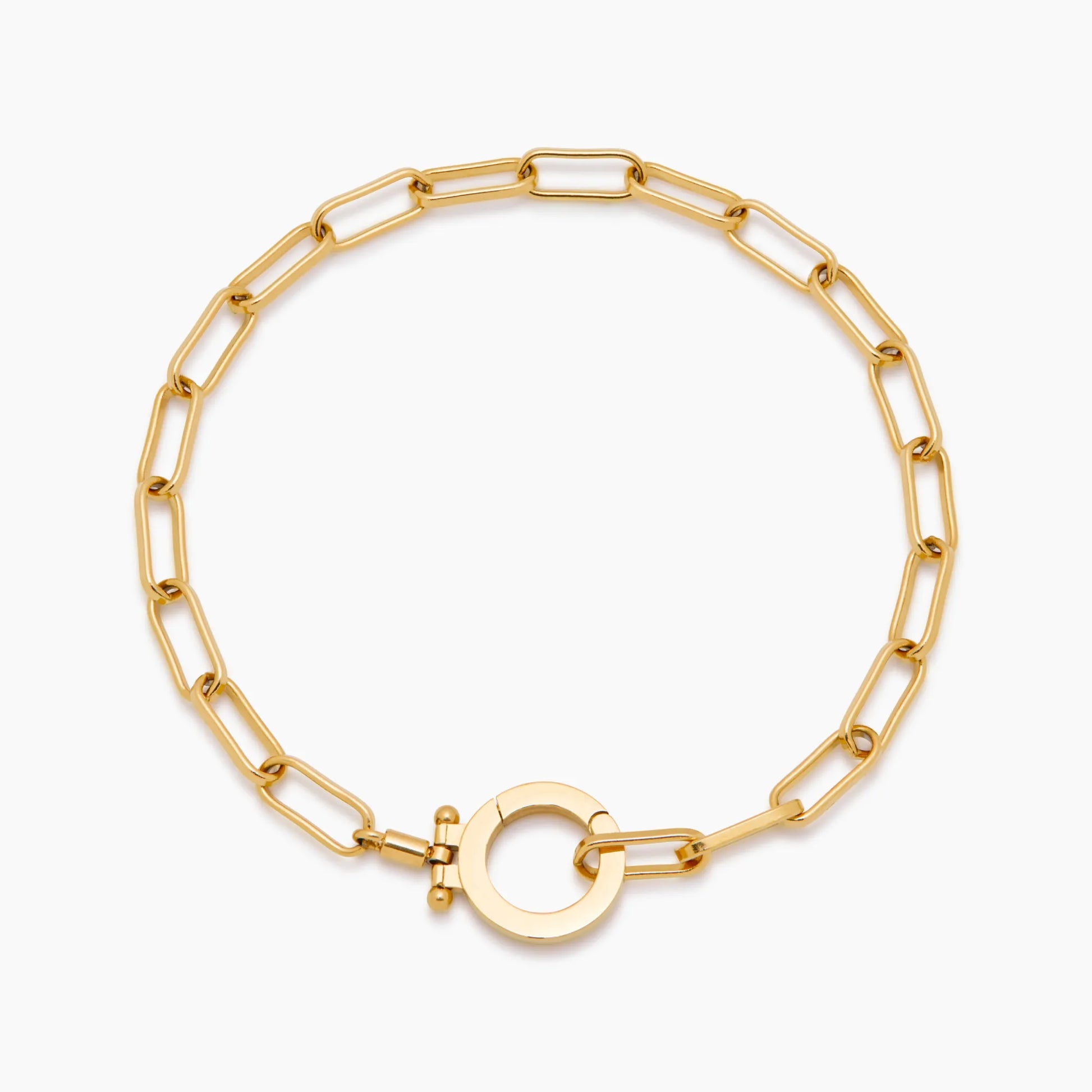 Simple Paperclip Chain Bracelet