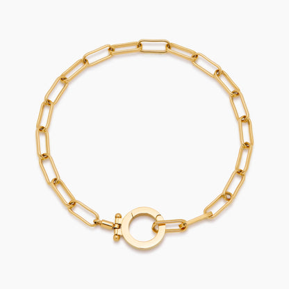 Simple Paperclip Chain Bracelet