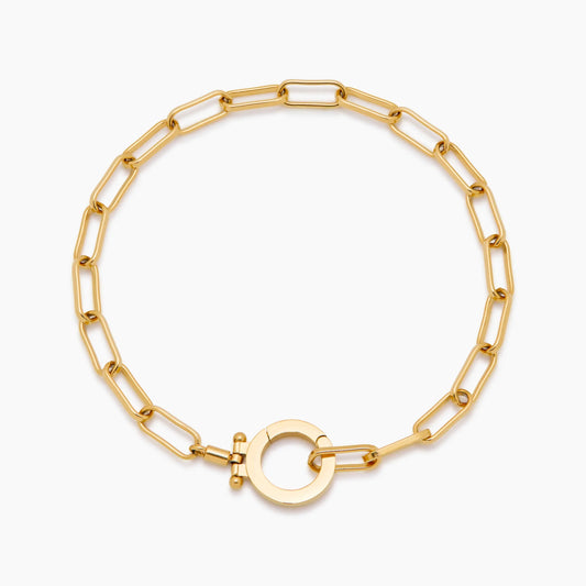 Simple Paperclip Chain Bracelet