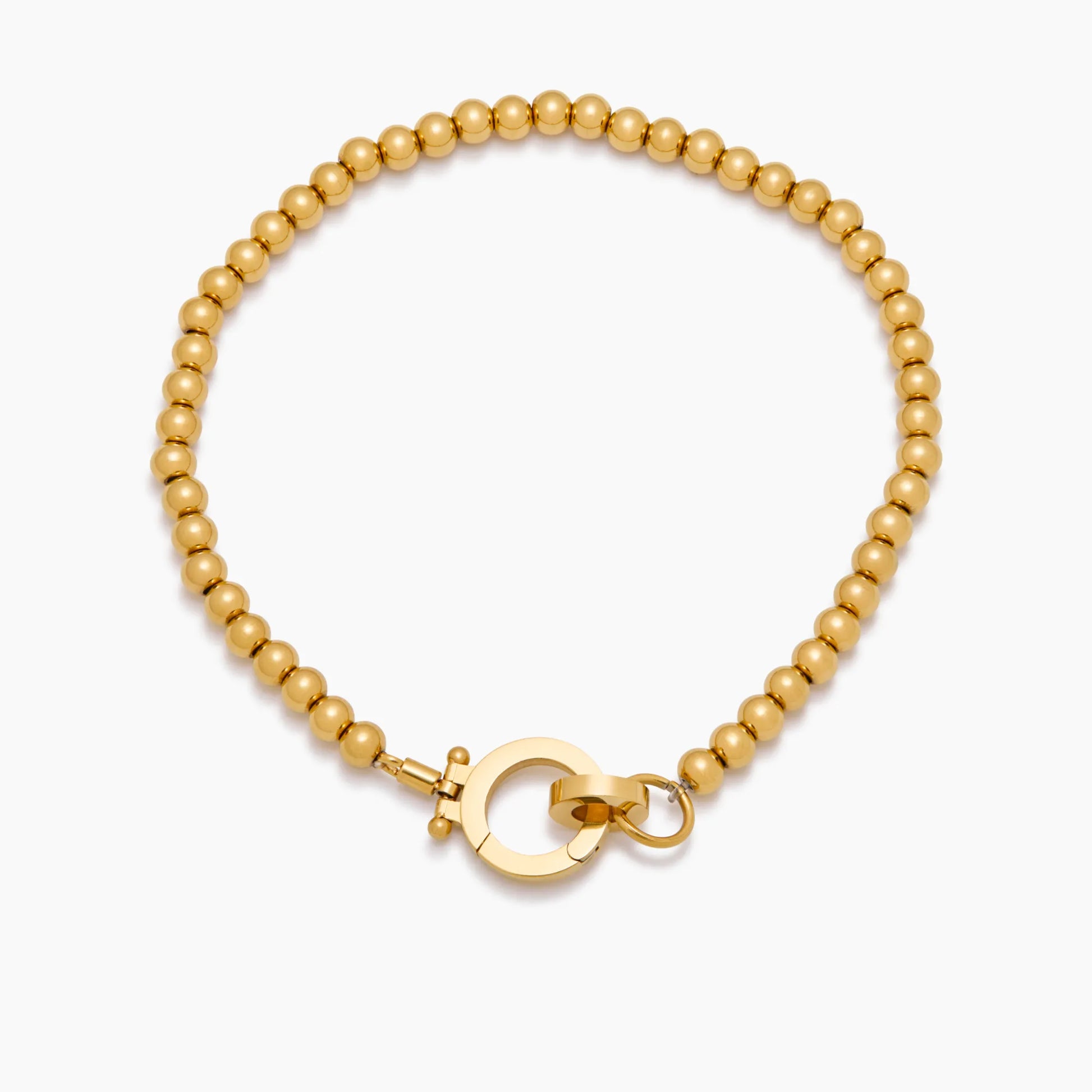 Simple Gold Bead Bracelet