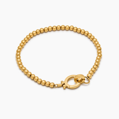 Simple Gold Bead Bracelet