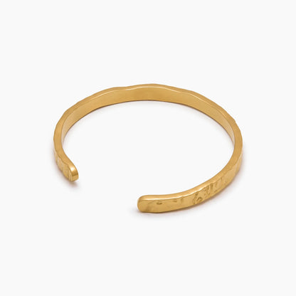 Simple Textured Cuff Bracelet
