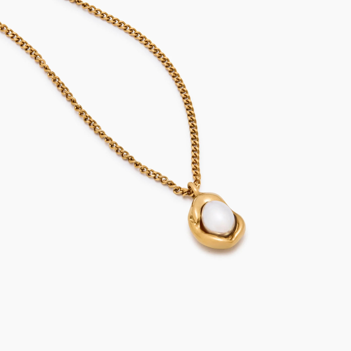Runa Pearl Drop Necklace