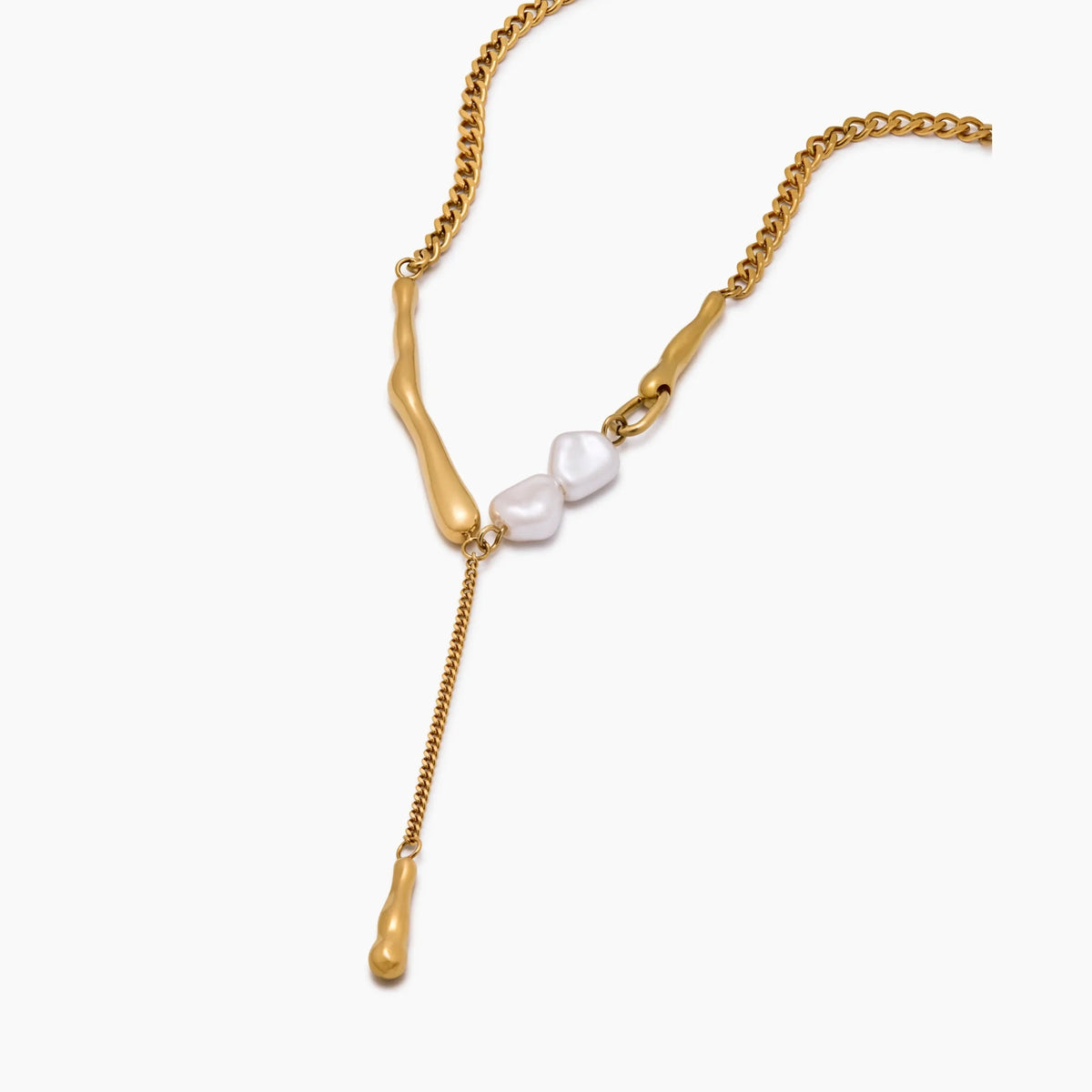 Hedda Pearl Bar Necklace