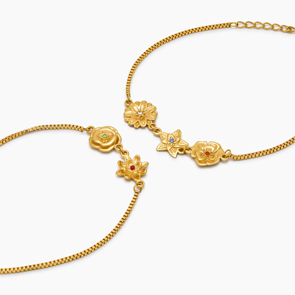 Meadow Birthflower Charm Bracelet