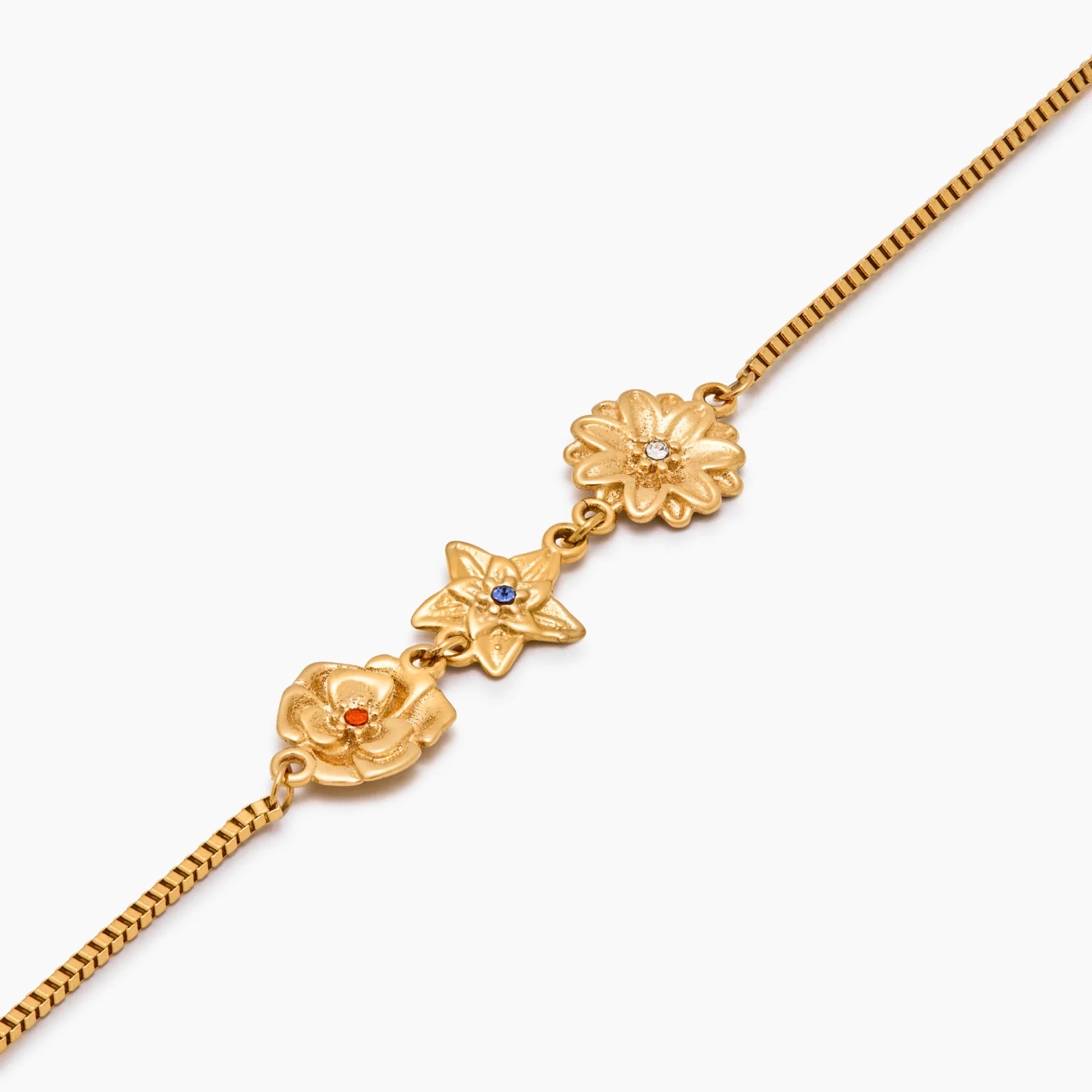 Meadow Birthflower Charm Bracelet